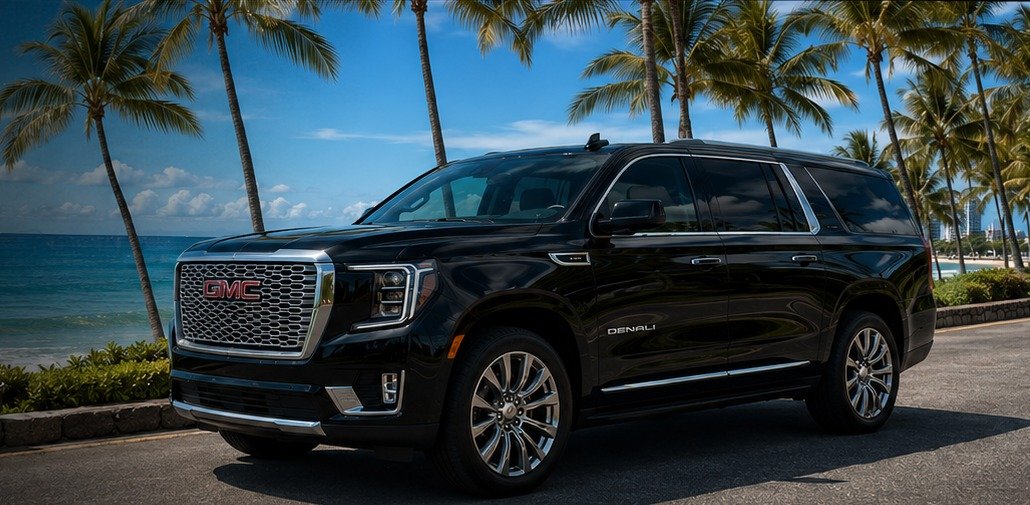 Black GMC Yukon Denali